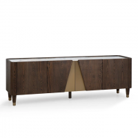 Тумба ТВ Belmonte натуральный шпон вяза BT-006, керамика KY-27, SX-18 45*180*61 см