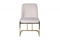 GY-DC8365GOLD-CR Стул велюр кремовый/золото 54*56*89 см стулья от магазина mebelclub-plus.ru