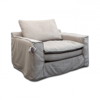 Кресло King LC ткань кат.B, ножки Natural, CM 94*119*82 см в салоне мебели mebelclub-plus