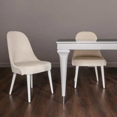 Стол обеденный Rimini раскладной белый глянцевый лак (white gloss lacquer) 190/240*100*78 см в салоне мебели mebelclub-plus
