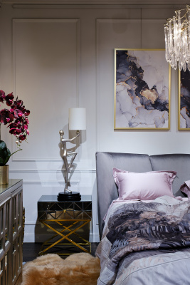 Тумбочка зеркальная с выдвижным ящиком 40*60*60 см в салоне mebelclub-plus