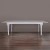 Стол обеденный Rimini раскладной белый глянцевый лак (white gloss lacquer) 190/240*100*78 см в салоне мебели mebelclub-plus